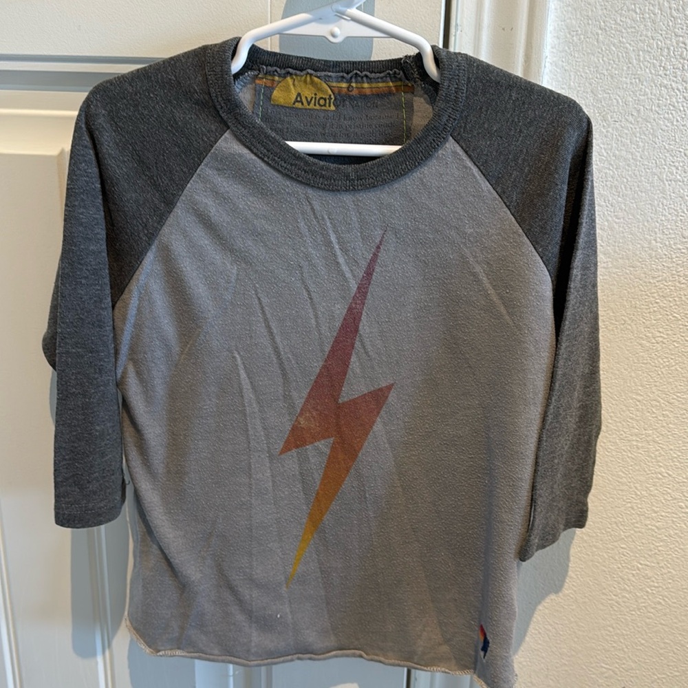 Aviator nation kids Raglan shirt size 6